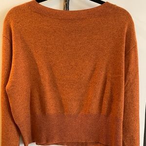 Autumn Cashmere Sweater in Cinnamon